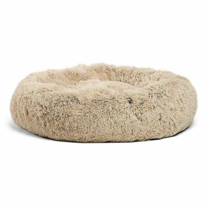Round Plush Dog Beds for Small Dogs and Cats - Cozy Pet Nest Mat for Puppies