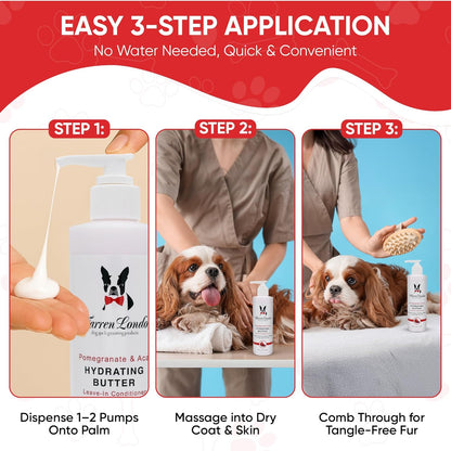- Hydrating Butter for Dogs Skin & Coat,8 Oz,Pomegranate & Acai