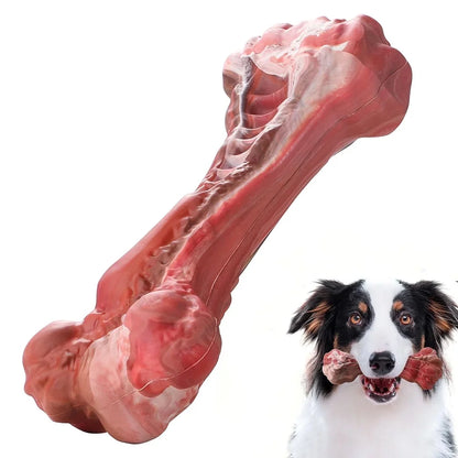 Indestructible Dog Chew Toys for Large Aggressive Breeds - Durable Natural Rubber Teething Toys for Dental Health and Interactive Play