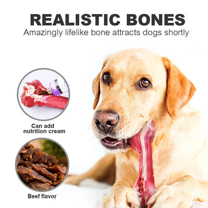 Indestructible Dog Chew Toys for Large Aggressive Breeds - Durable Natural Rubber Teething Toys for Dental Health and Interactive Play