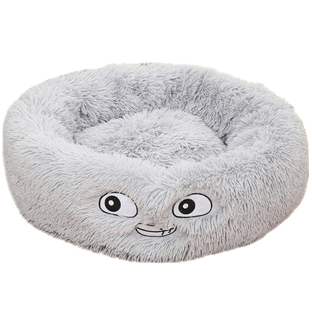 Round Plush Dog Beds for Small Dogs and Cats - Cozy Pet Nest Mat for Puppies